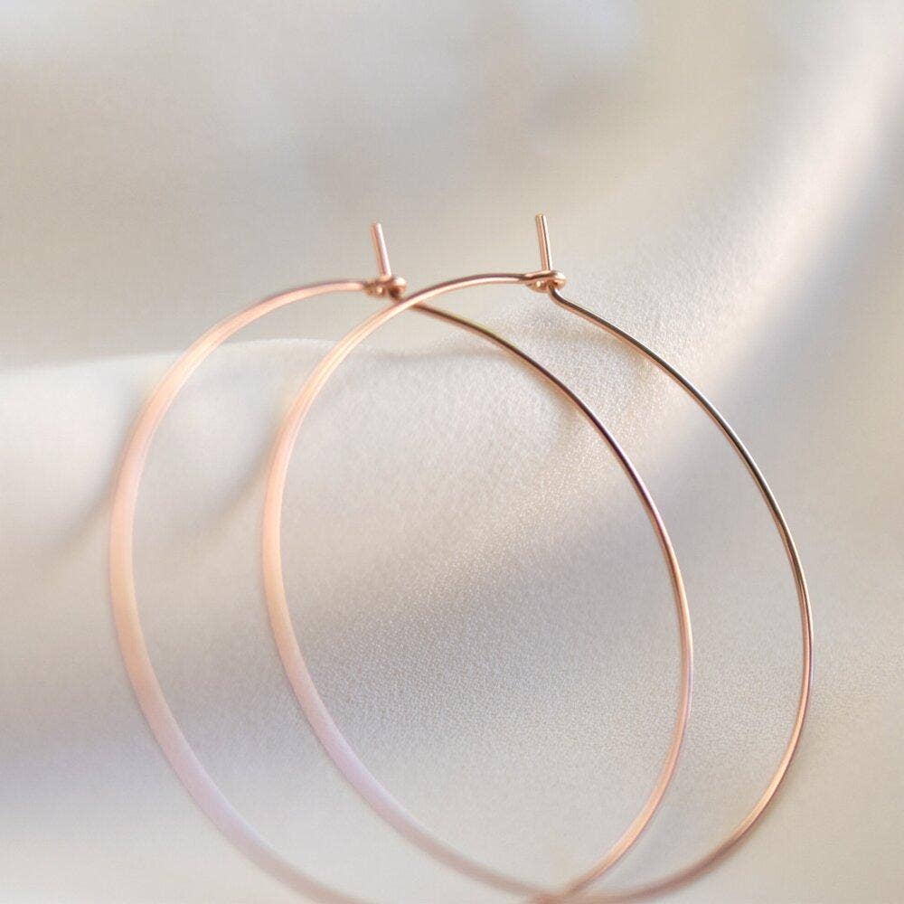 Loveable - Wholesale Hoop Earrings - Simple Hoop Earrings | Large2