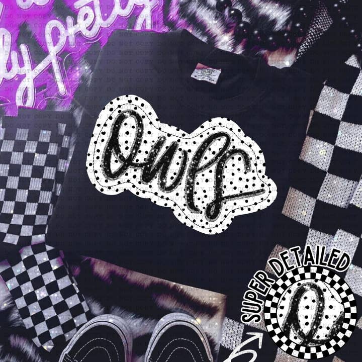 Simple Tymes – Engroshandel Sublimationstryk – Dotted Applique Teams DTF-print43