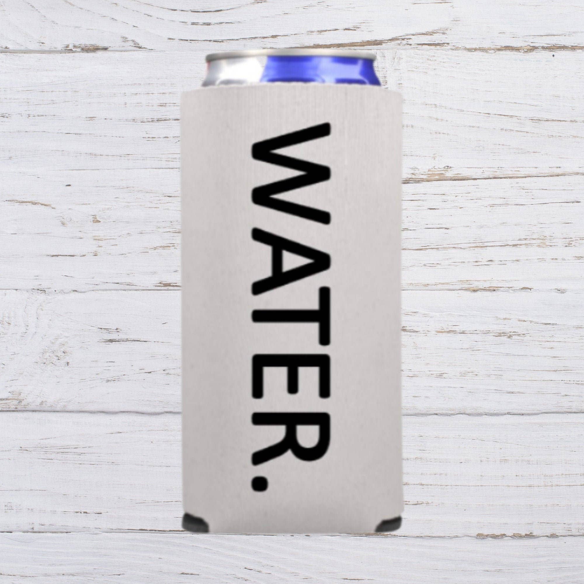 Capital City Commerce - Wholesale Drink Huggers & Koozies - Funny WATER. Slim Spiked Seltzer Cooler Drink Accessory Gift0