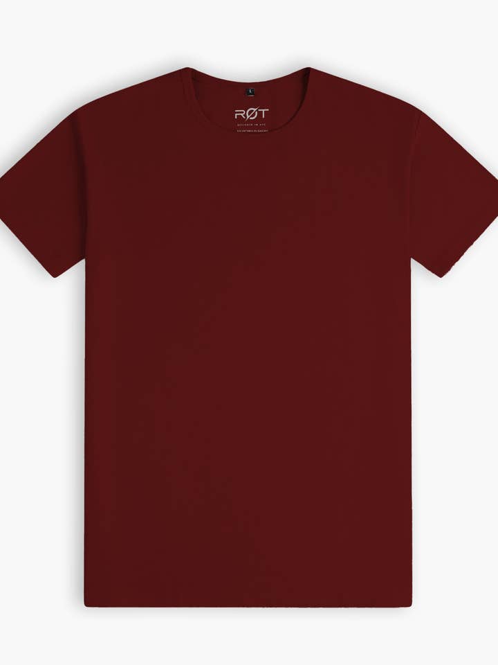 Origin Classic Crew T-Shirt: Crimson for wholesale by Rule of Threads