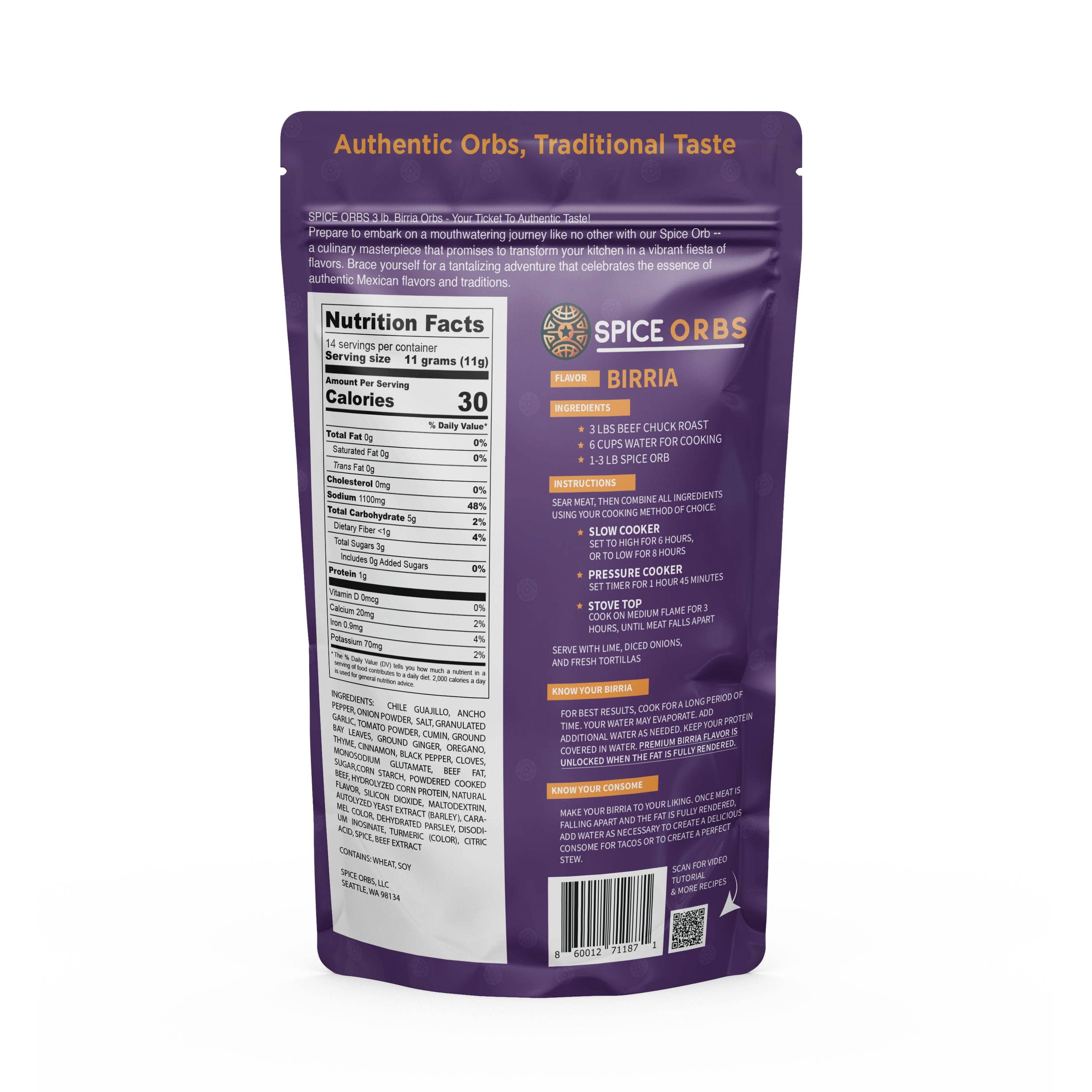 Spice Orbs – Großhandel Gewürzmischungen – Mittlere Birria-Gewürzkugeln1
