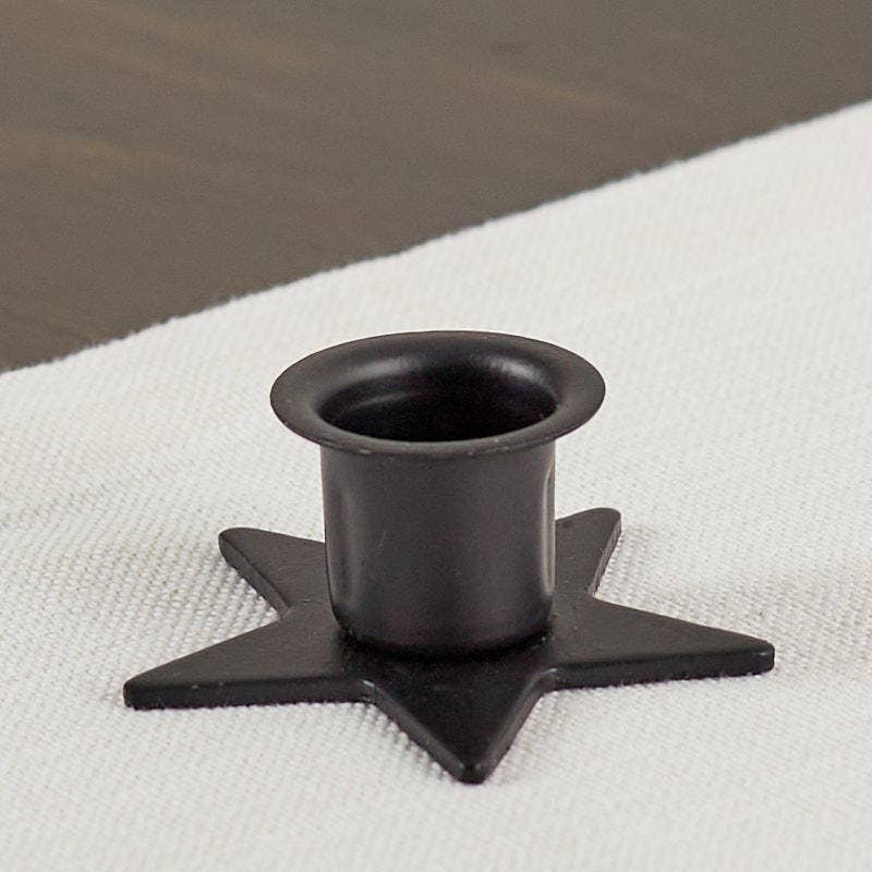 Factory Direct Craft - Wholesale Candle Holder - Black Metal Taper Candle Holder - Select Base Shape3