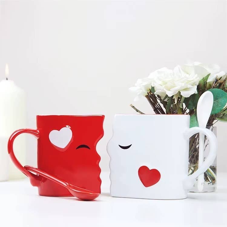 VIGOR - Wholesale Coffee Mug - Kissing Coffee Mugs Gift Set with Gift Box9