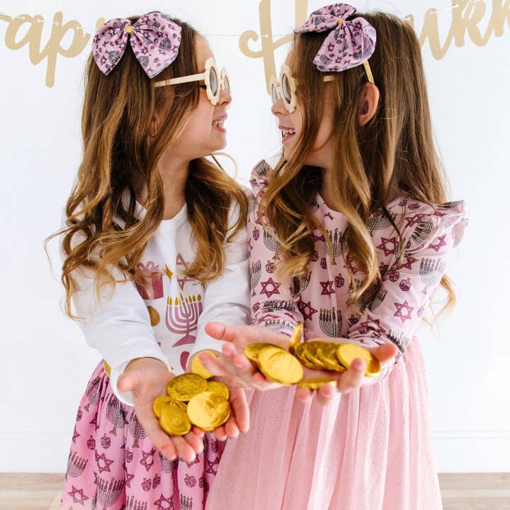 Sweet Wink - Wholesale Fashion Headband - Kids - Hanukkah Tulle Bow Headband - Kids Headband
