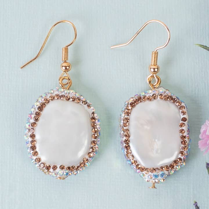 Mother of Pearl Earrings for wholesale by Your Fashion Wholesale