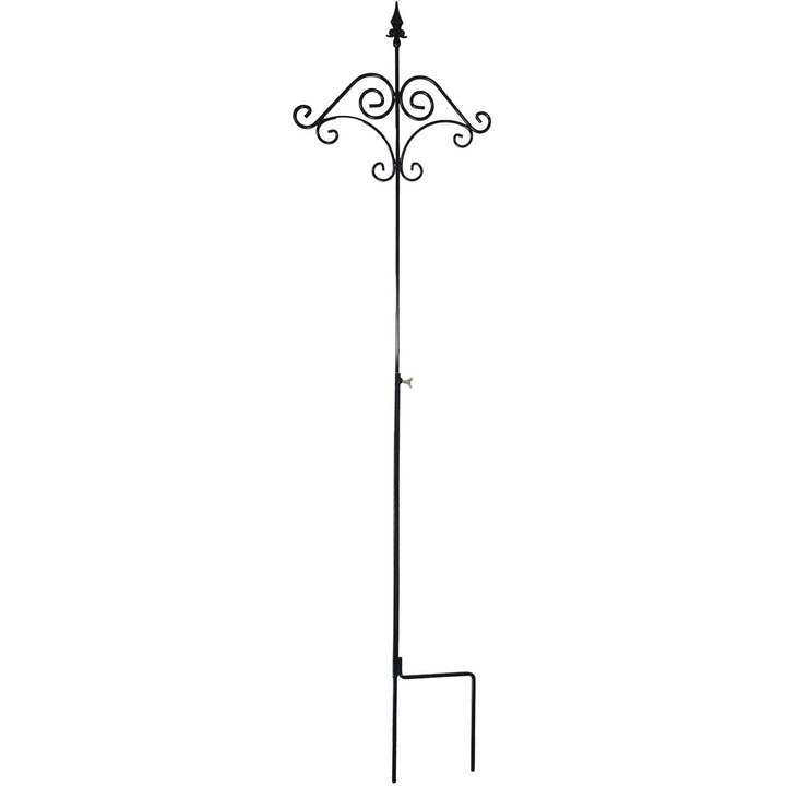 Ashman Online - Wholesale Outdoor Ornament/Decor - Ashman 91 Inch Adjustable Shepherds Hook With Floral Design5