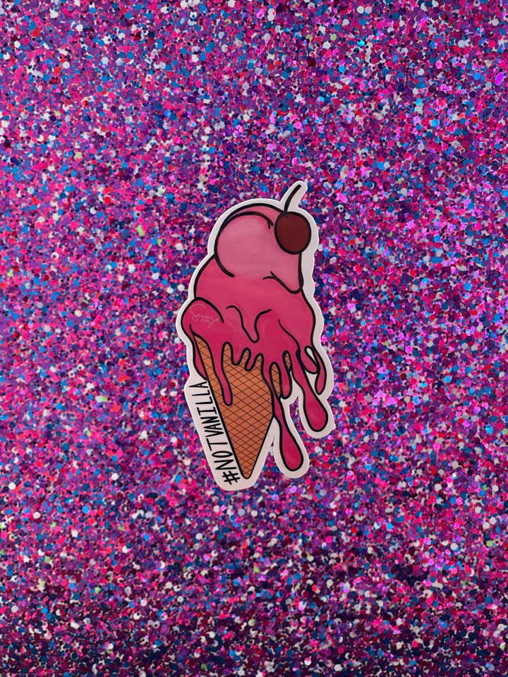 #NotVanilla Eistüte - Sticker für den Großhandel von Savage Sins