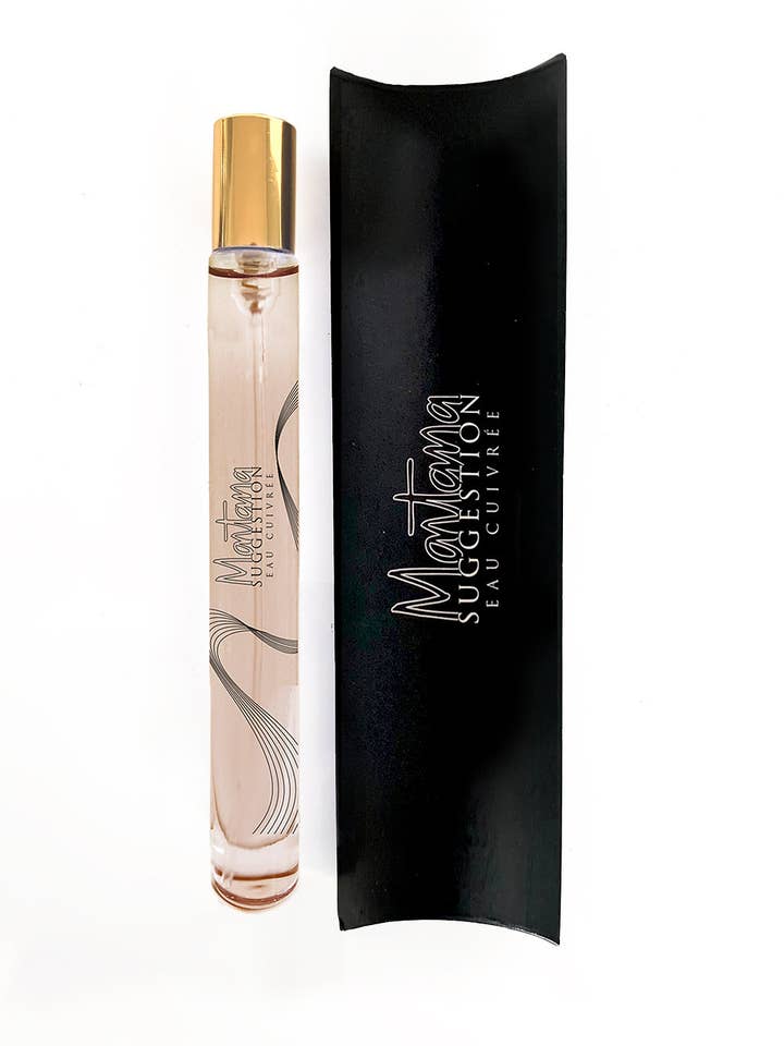 M.SUGGESTION - Mini spray per acqua di rame EDP 10 ml per la vendita all'ingrosso da parte di Montana Parfums - Empire Of Scents