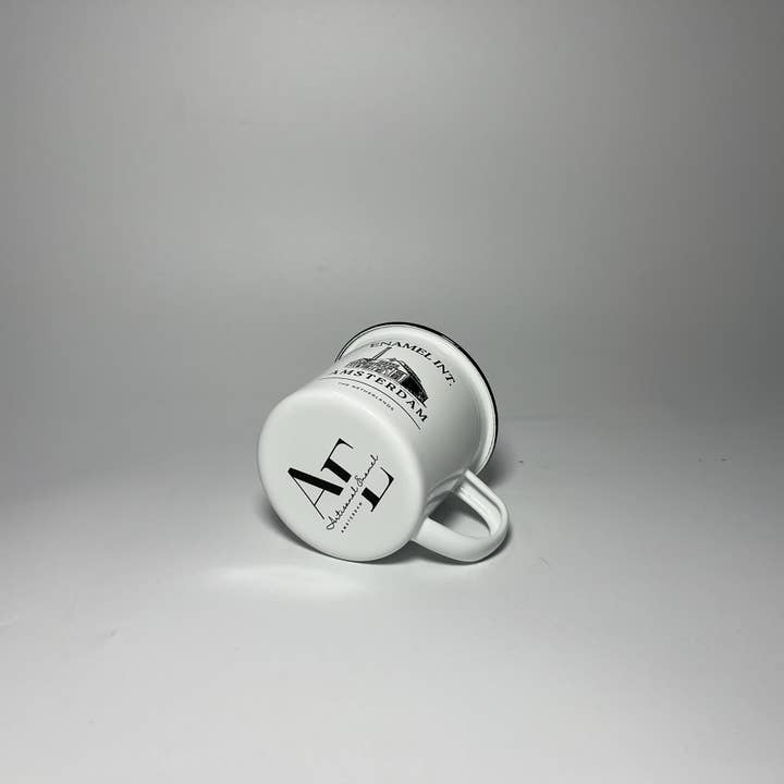 TRAAGOODS.COM - Wholesale Coffee Mug - Enamel Mug White Enamel Factory Amsterdam3