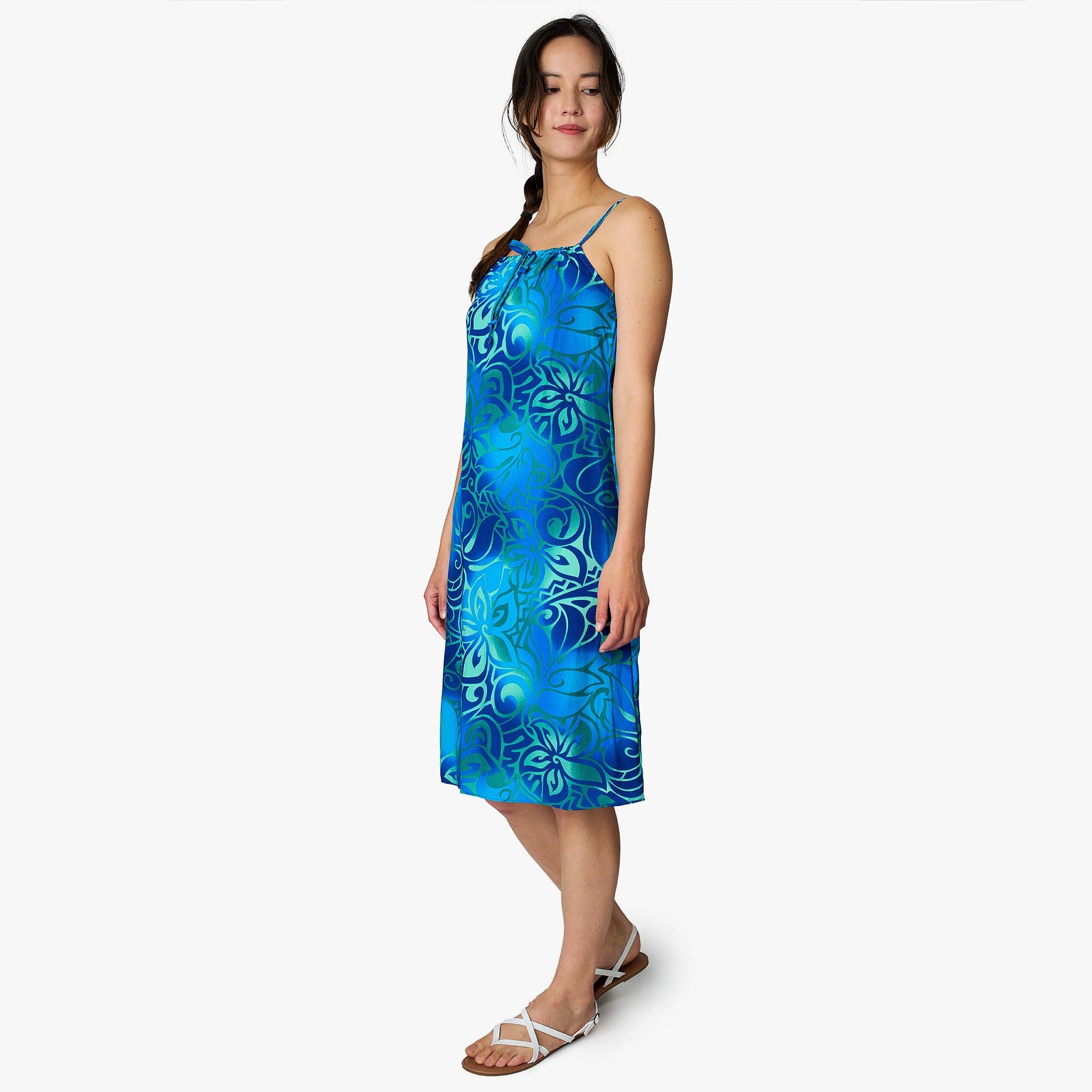 Hilo Hattie - Wholesale Dress - Women's - Tribal Tiare Dress with Front Tie Strap3