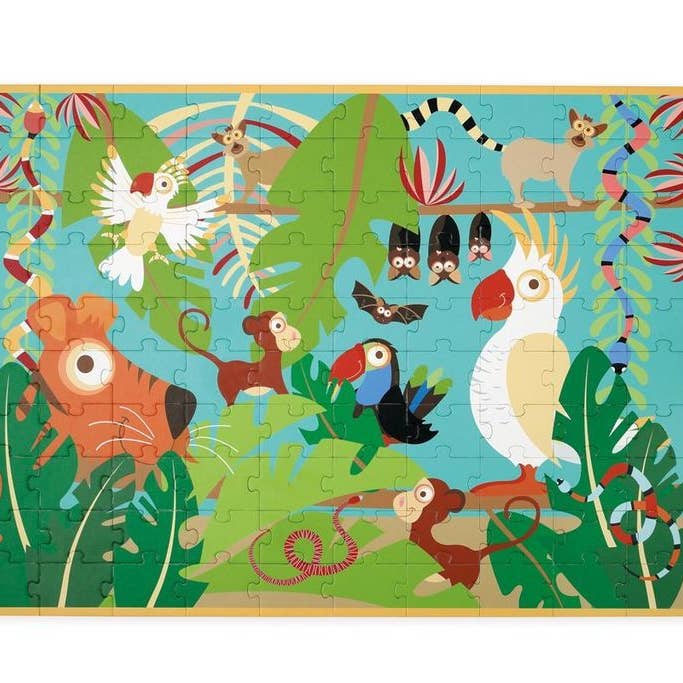 DAM - Wholesale Puzzle - Kids - Scratch - Puzzle JUNGLE 100 pcs3