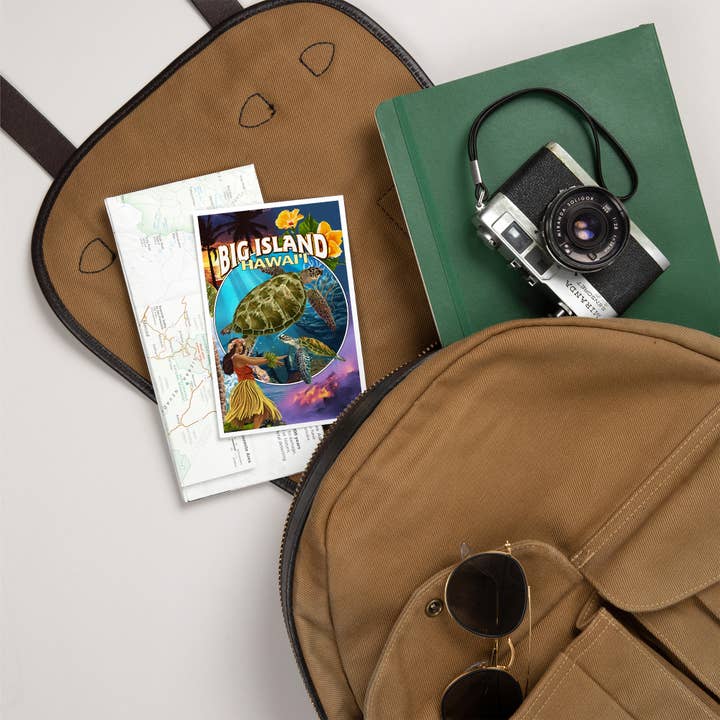 Lantern Press - Wholesale Postcard - PREMIUM POSTCARDS Big Island, Hawaii, Big Island Montage5