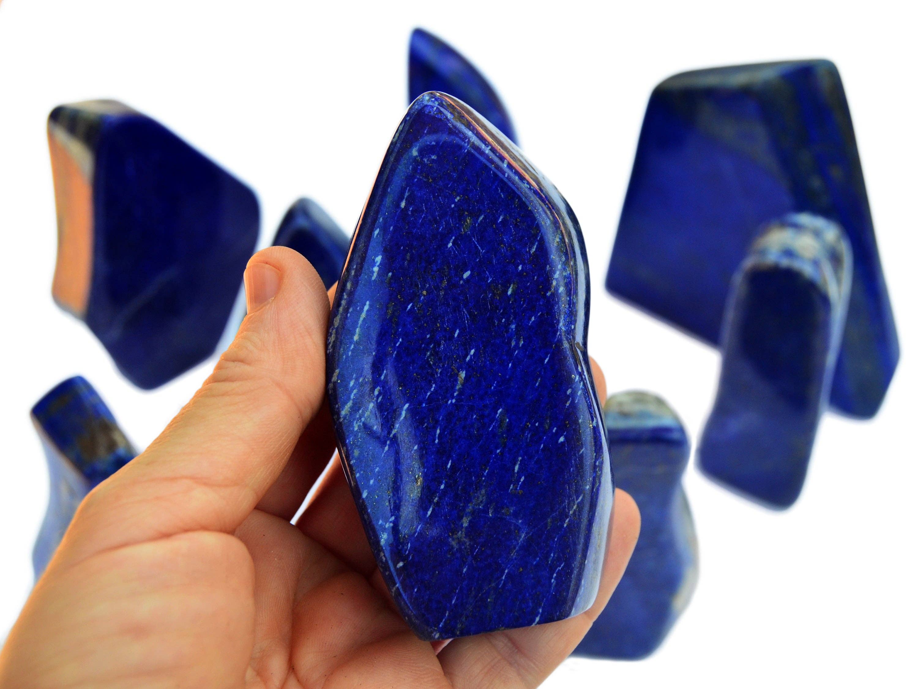 Kaia & Crystals - Wholesale Spiritual Stone/Crystal - Lapis Lazuli Free Form Crystal (40g - 550g) A Quality0