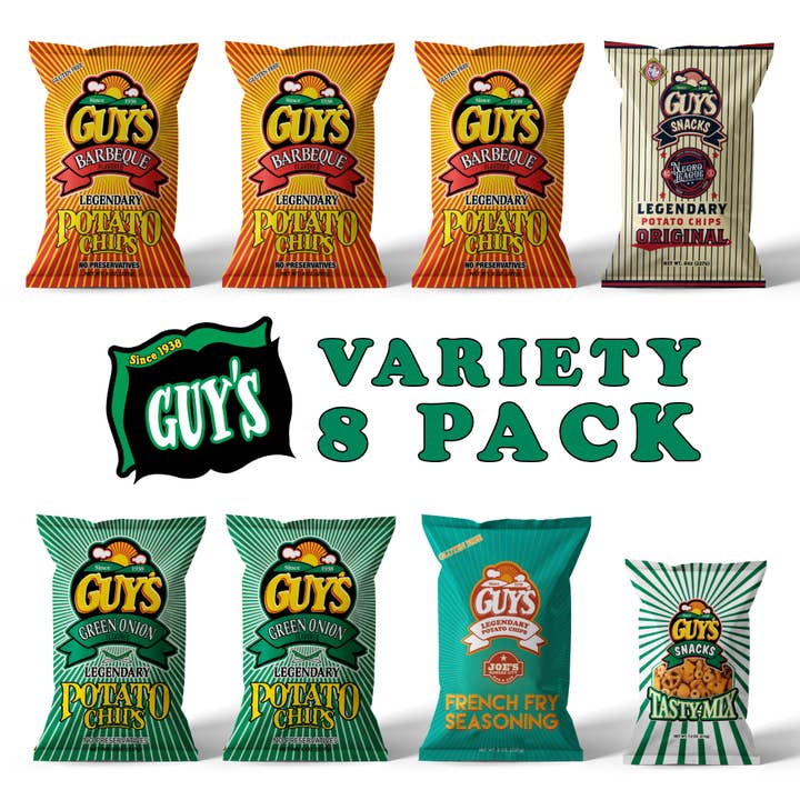 Guy's Snacks - Wholesale Chips - Guy's Snacks Variety 8 Pack