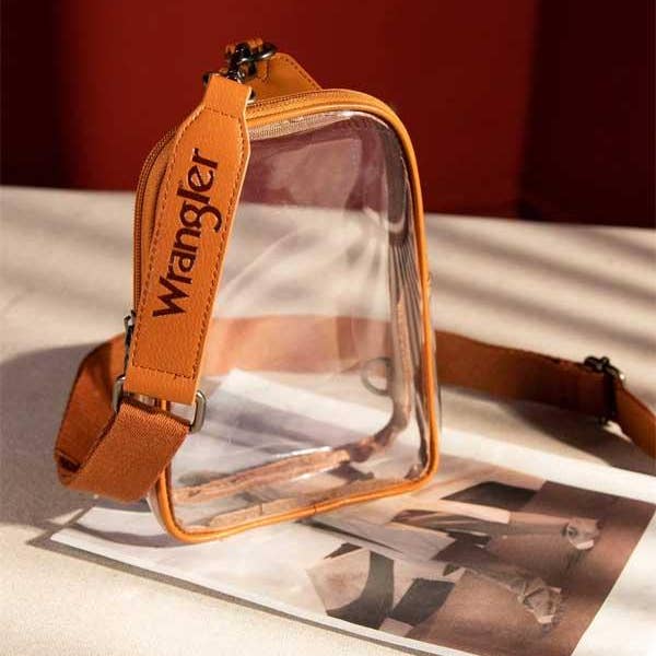 Wrangler Clear Sling Bag and other Purchase Wholesale clear zipper pouch. Free Returns & Net 60 Terms on Faire trending on Faire.