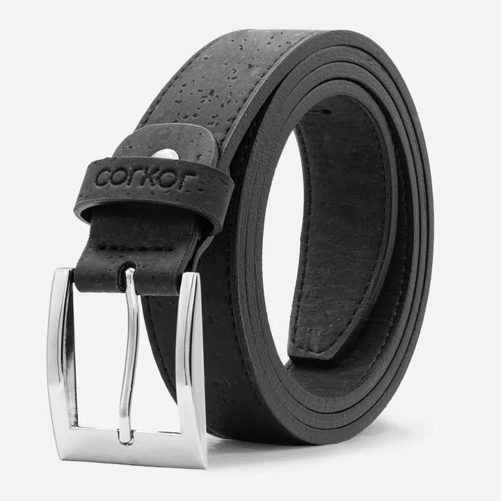 Corkor - Vente Ceinture – homme - Ceinture végétalienne pour hommes en liège 30 mm