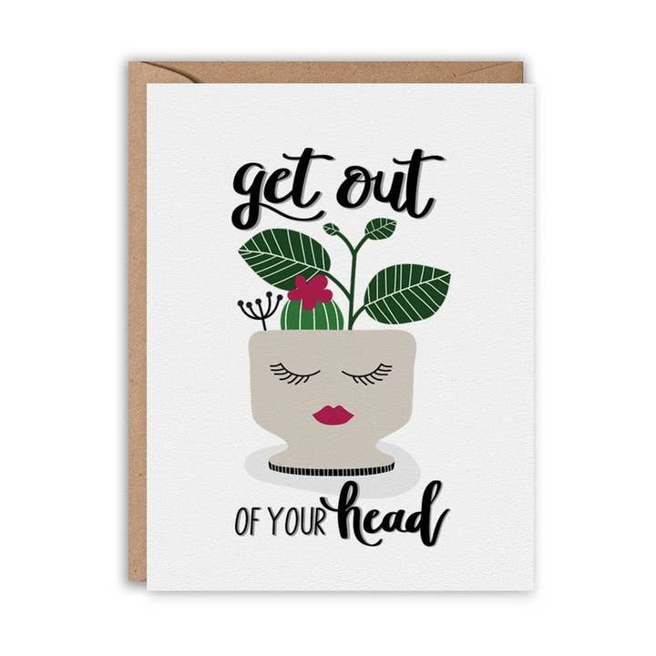 Get Out of Your Head for wholesale by PaperVioletDesigns