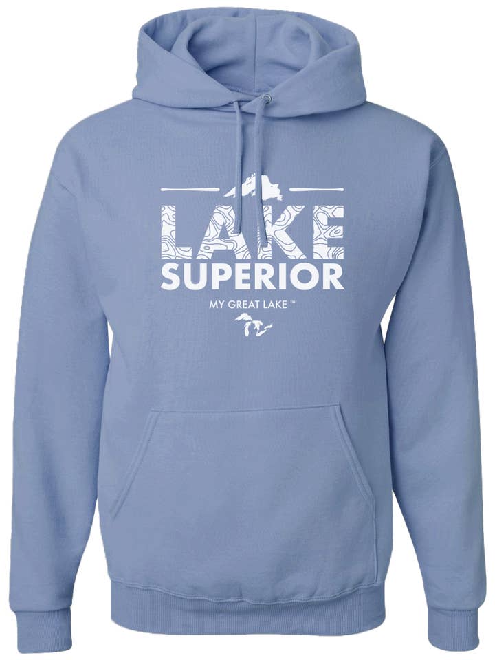 My Great Lake Superior Hoodie for wholesale by Michigan Awesome