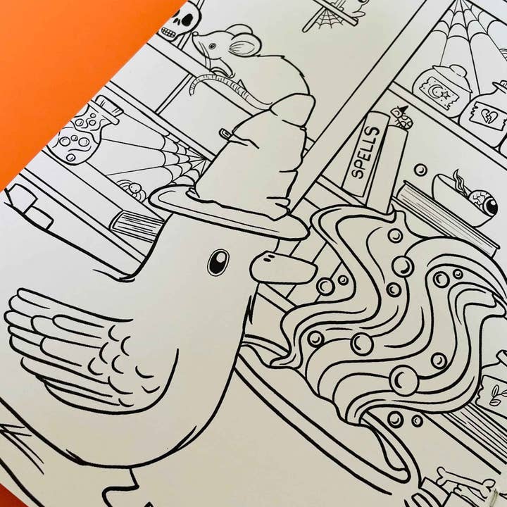 Pixiecraft - Wholesale Coloring & Activity Book - Kids & Baby - Dapper Ducks Illustrated A5 Colouring Book3