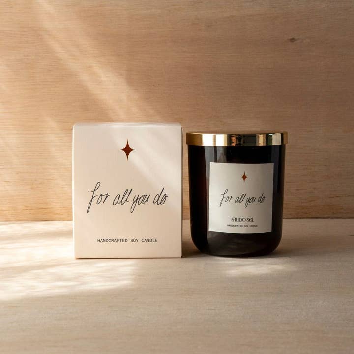 Studio Sol Store - Wholesale Retailer Display - Home & Living - Classic Sentiment Candle Pack + Display Stand14