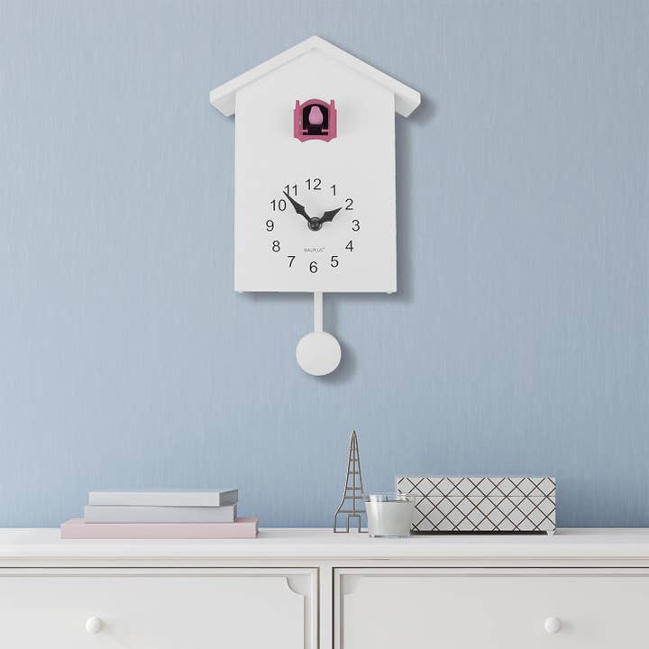 Walplus - Wholesale Wall Clock - White Cuckoo Clock - Yellow Window11
