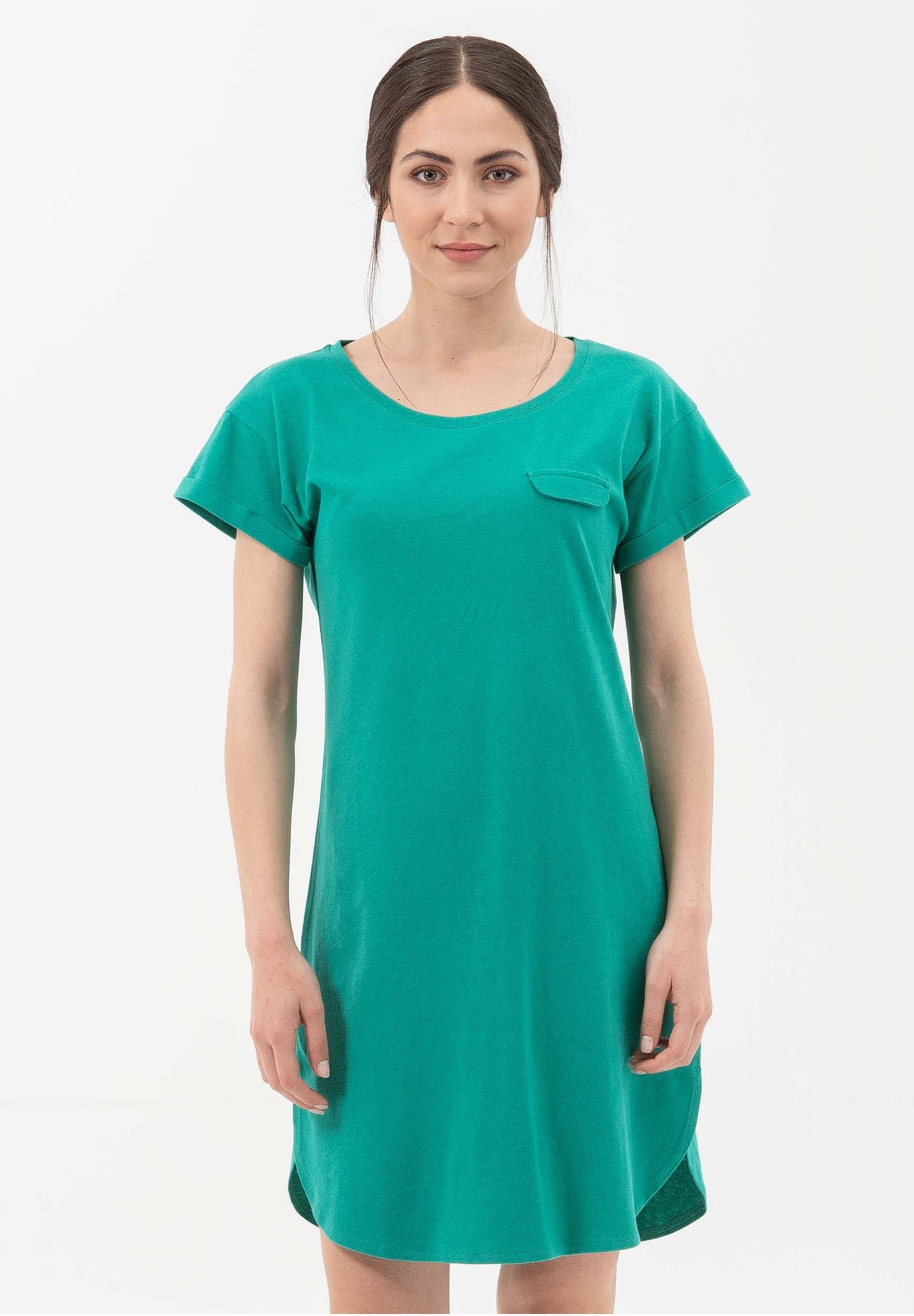 ORGANICATION – Vestido - Mulher por atacado – Camisola de Camisola de Algodão Biológico com Roupagem3