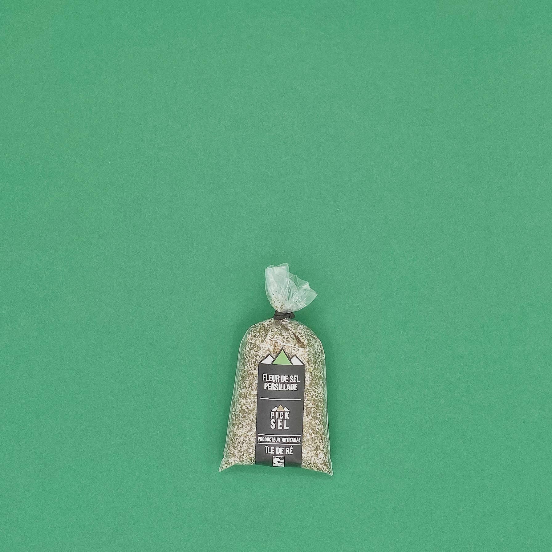 PickSel - Wholesale Salt - FLEUR DE SEL PERSILLADE