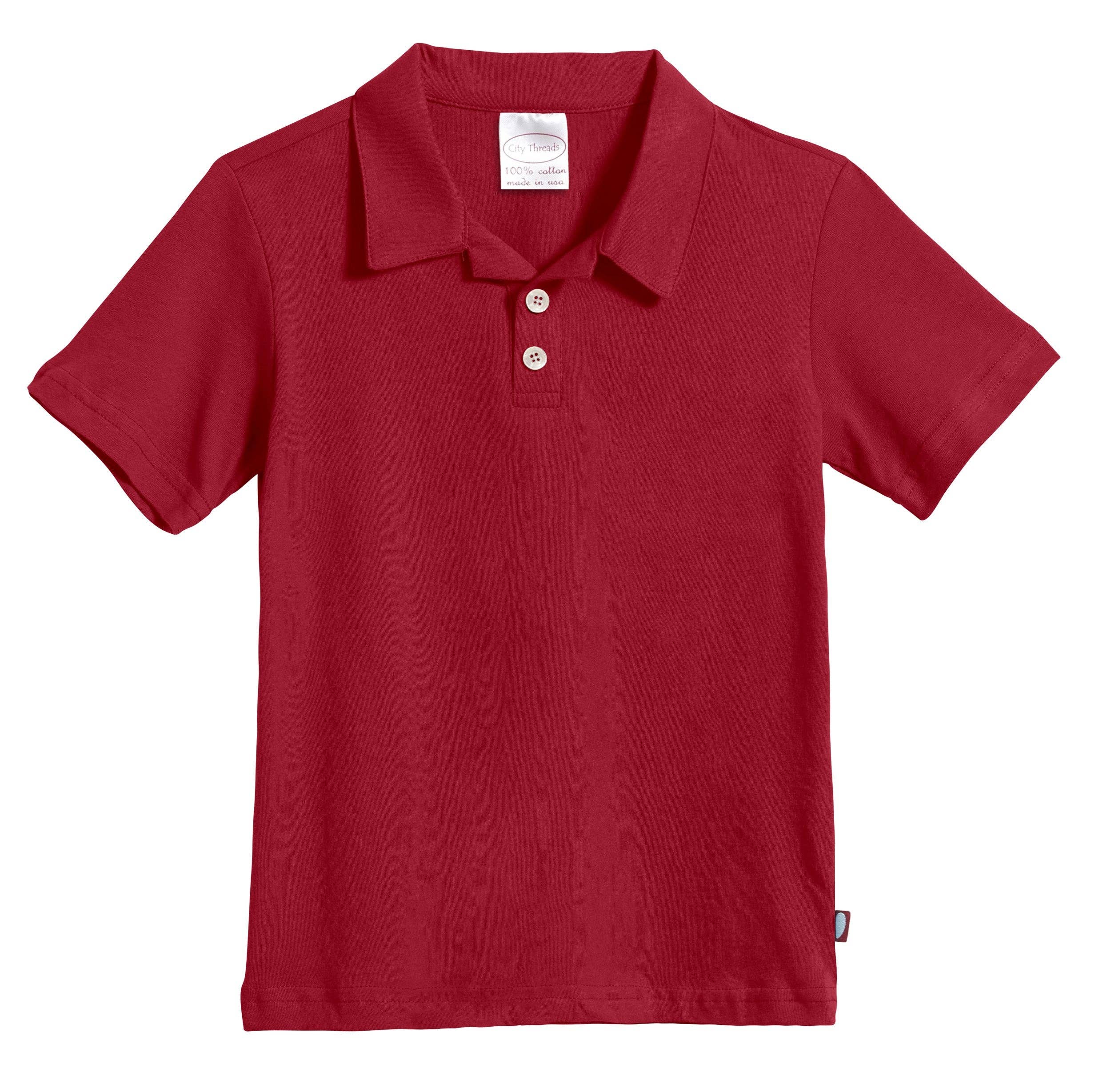 City Threads - Wholesale T-Shirt - Kids - Soft Cotton Jersey 2 Button Polos8