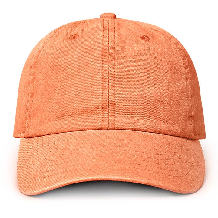Fashion City - Wholesale Baseball Cap - Unisex - Pigment Dyed Cotton Baseball Dad Cap14