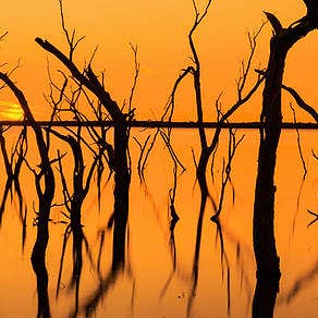 Texas Lake Sunsets Konsttryck TLS219 för wholesale av Breaking Rules Photography
