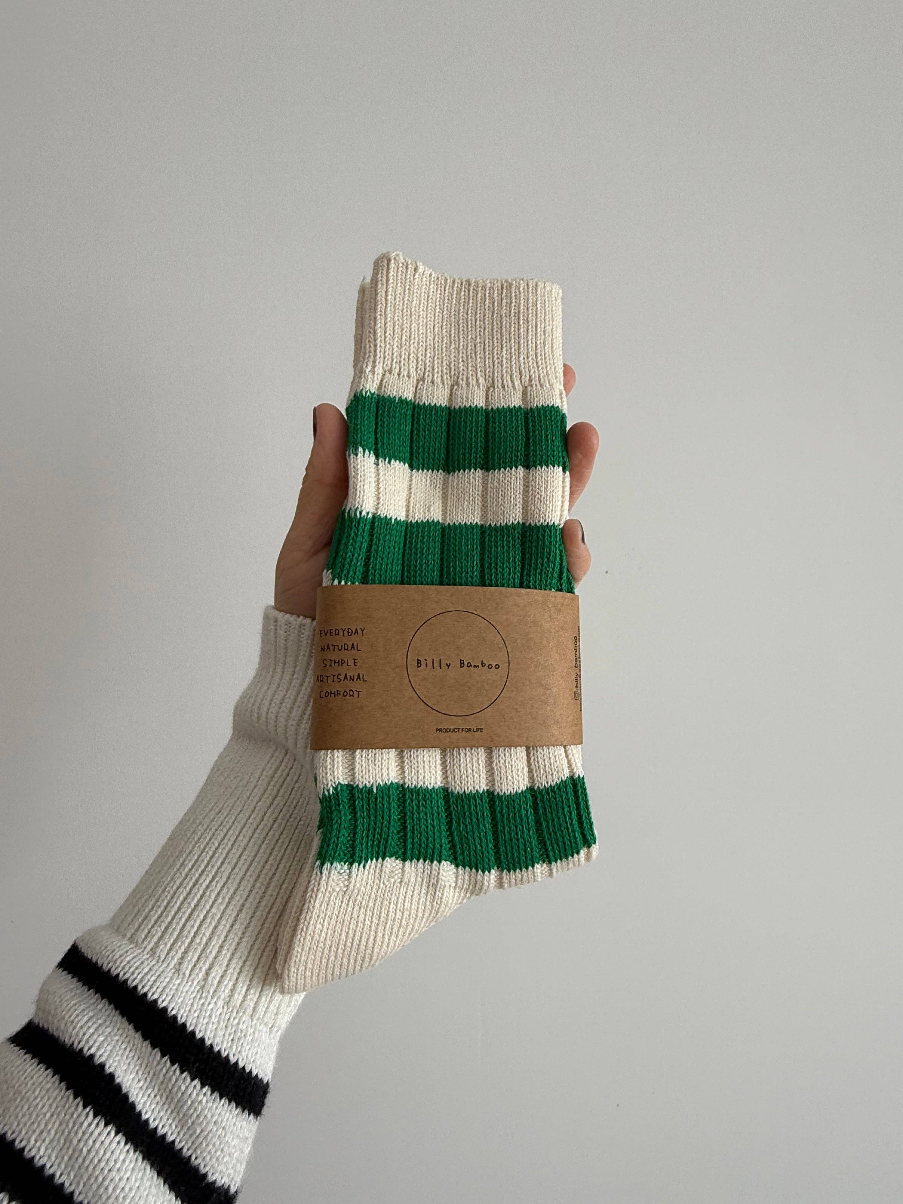 Billy Bamboo – Meias - Unissexo por atacado – MEIAS ALTAS COM RISCA COLORIDA11