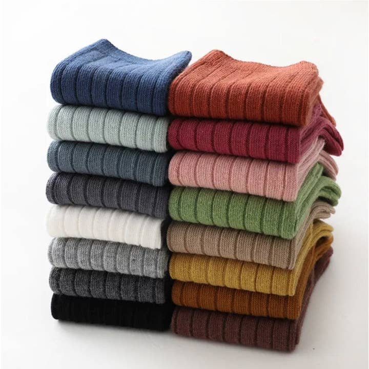 OLIVE & CRADLE - Venta al por mayor Calcetines - Niños - Calcetines acanalados de algodón2