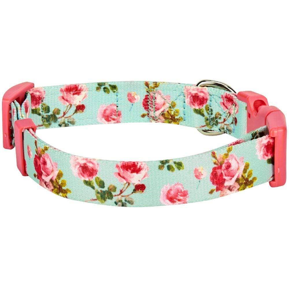 Blueberry Pet - Wholesale Halsband - Hond - Lichtgewicht verstelbare hondenhalsband met lente bloemenpatroon8