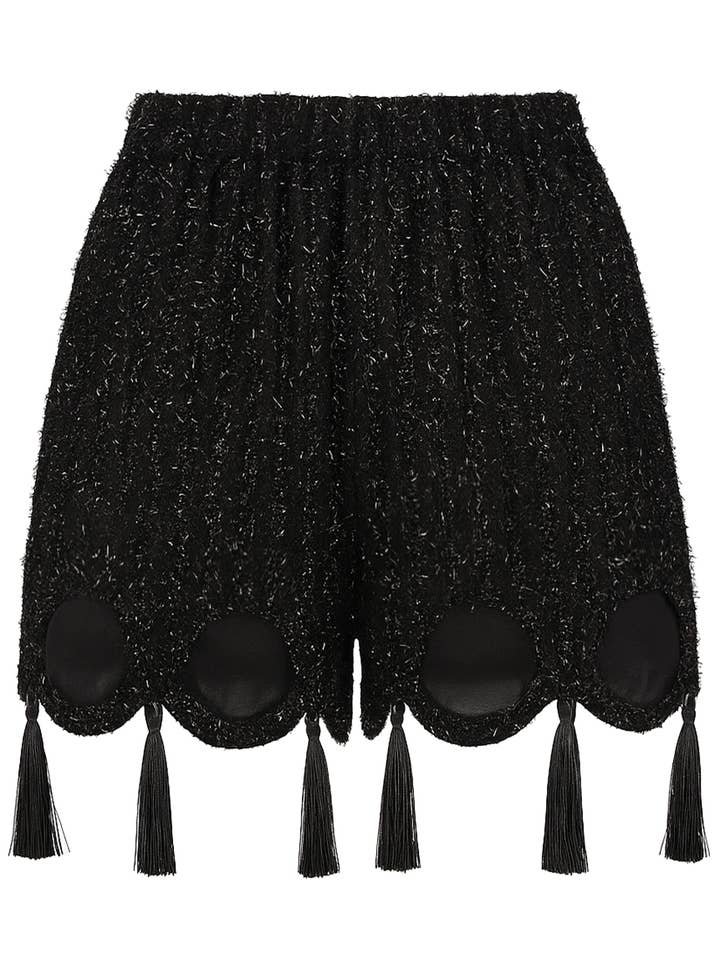 Charmed korte broek van mesh met kralen voor wholesale door RIVIR