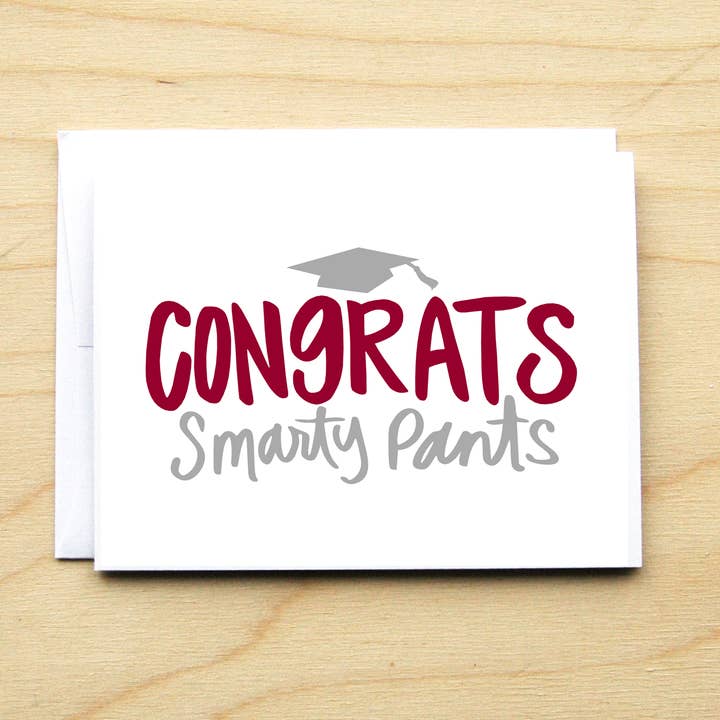 Smarty Pants Card for wholesale by KTF Design Co.