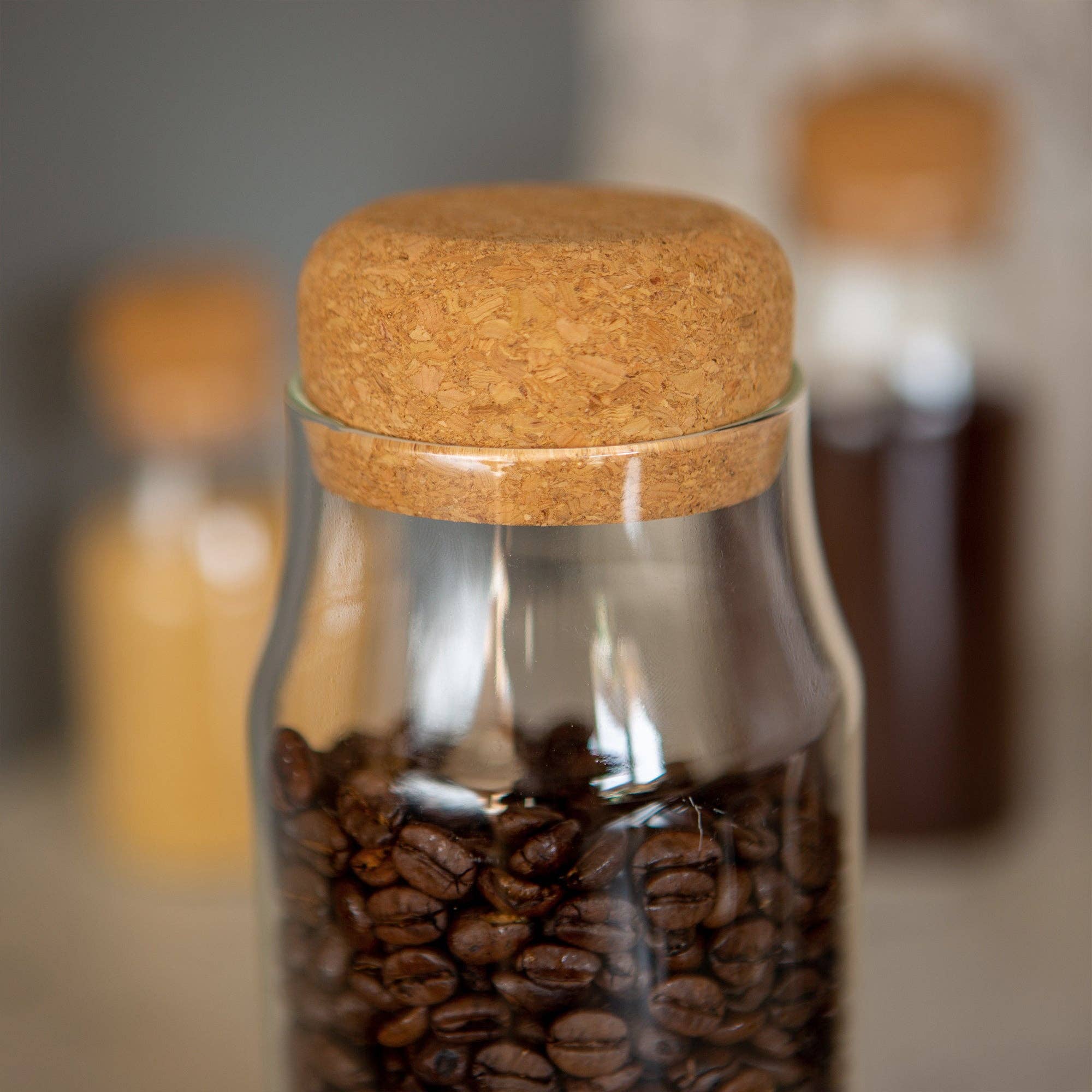 Rinkit Ltd – Jarra por atacado – Garrafa de armazenamento de vidro com tampa de cortiça - 720ml5