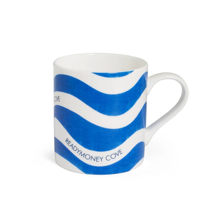BlissHome - Wholesale Coffee Mug - Rick Stein Mug Readymoney Cove | Blue Mug | seaside
