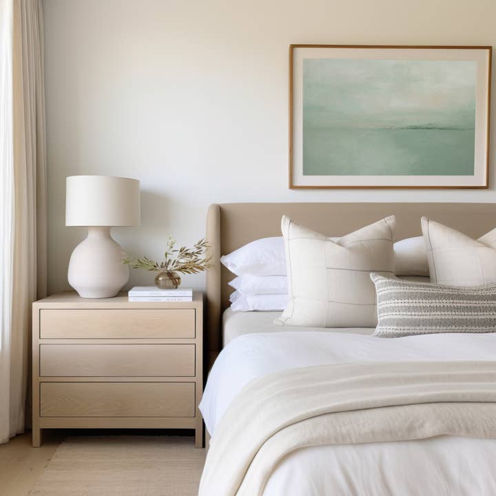 AMY WARR ART – Großhandel Kunstdruck – Kunstdruck - Abstrakte Küstenlandschaft - 'Into the Haze'2