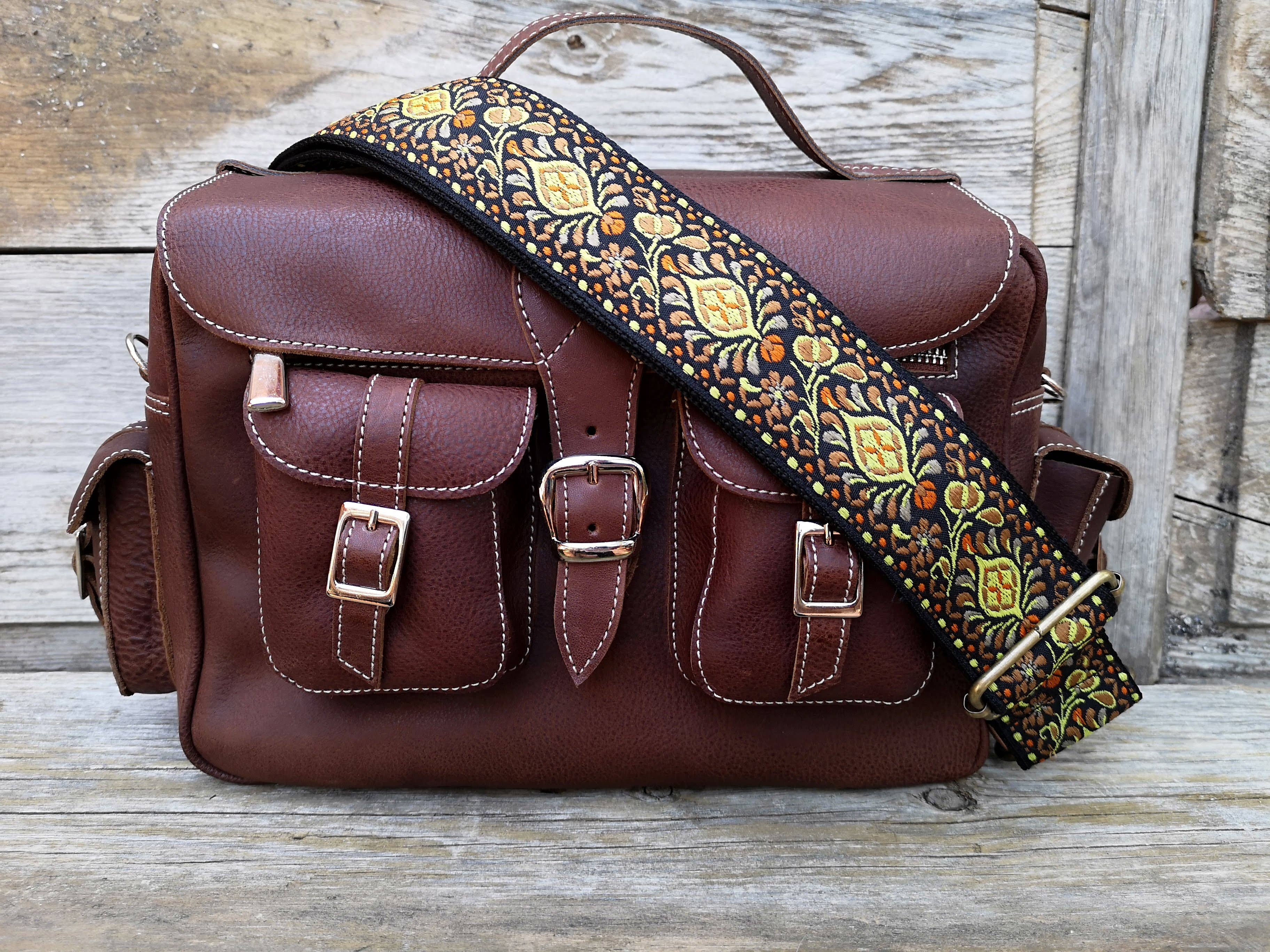 Maria's Valley - Venta al por mayor Correa de bolso - Mujer - Correa para bolso Freya amarilla, bolso no incluido8