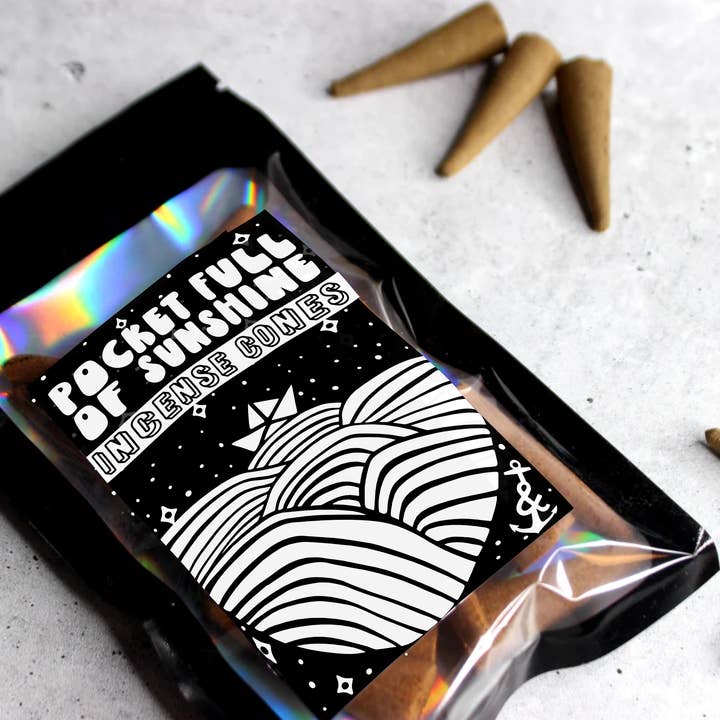 Cosmically Misplaced - Wholesale Incense - POCKET FULL OF SUNSHINE | Incense Cones | Backflow Cones