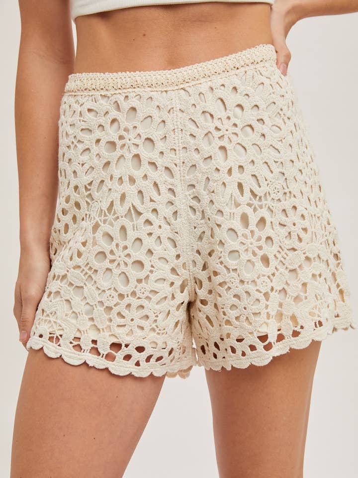Bluivy - Wholesale Shorts - Women's - CROCHET SHORTS