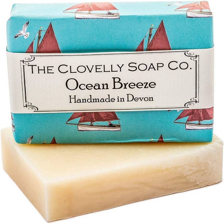 Sabonete de Brisa Oceânica com Bergamota, Erva-Limão, Lima e pedra-pomes por atacado de The Clovelly Soap Company