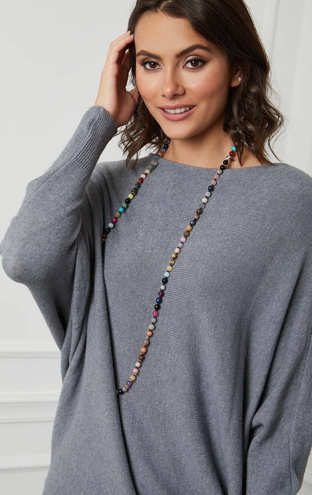 LÉA & LUC - Vendita all'ingrosso Maglione tricot - Donna - Maglione con maniche a pipistrello REF. 009916