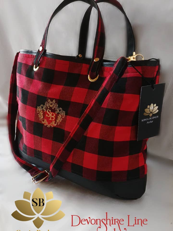 Tote Bag - Devonshire Line for wholesale by Sonia Budner Atelier