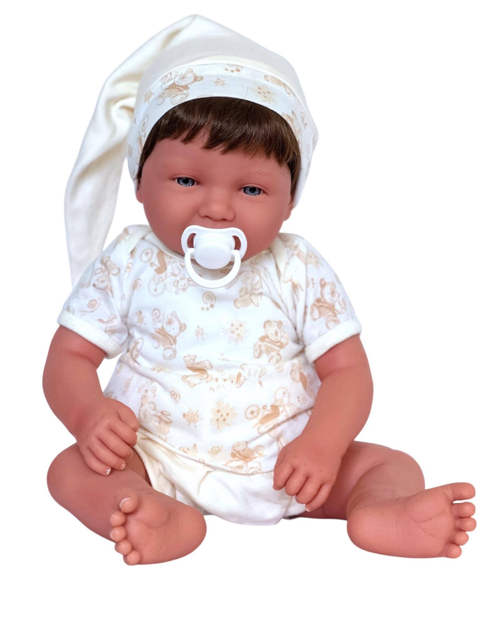 Kennedy and Friends/ Ann Lauren Dolls/ MBD - Wholesale Doll - Kids - Aiden – 20-Inch Little Boy Doll with Brown Hair & Blue Eyes-1