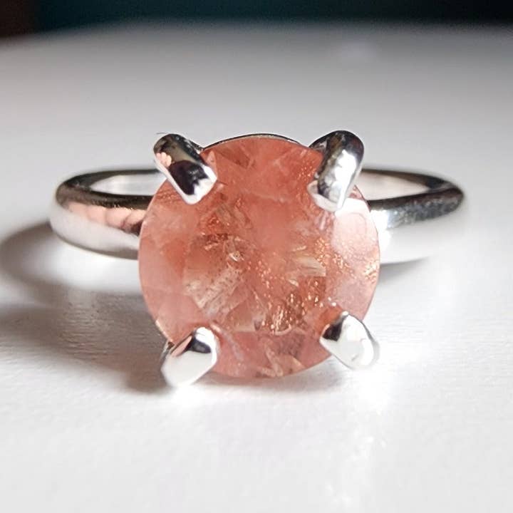 Oregon-Sonnenstein-Solitärring für den Großhandel von Nevermore Fine Jewelry