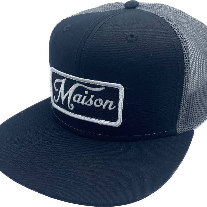 Casquette de camionneur unisexe Snapback Maison Classic avec écusson personnalisé pour la vente par Maison Apparel