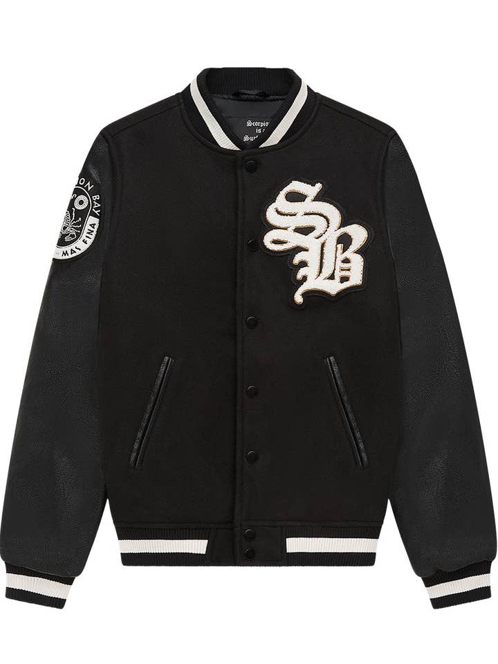 Herr "Mas Fina" varsityjacka för wholesale av Scorpion Bay