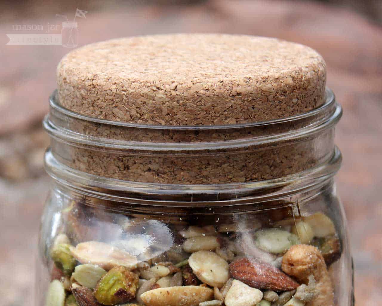 Mason Jar Lifestyle - Wholesale Food Storage Container - Cork Lid / Stopper for Mason Jars 4 Pack11
