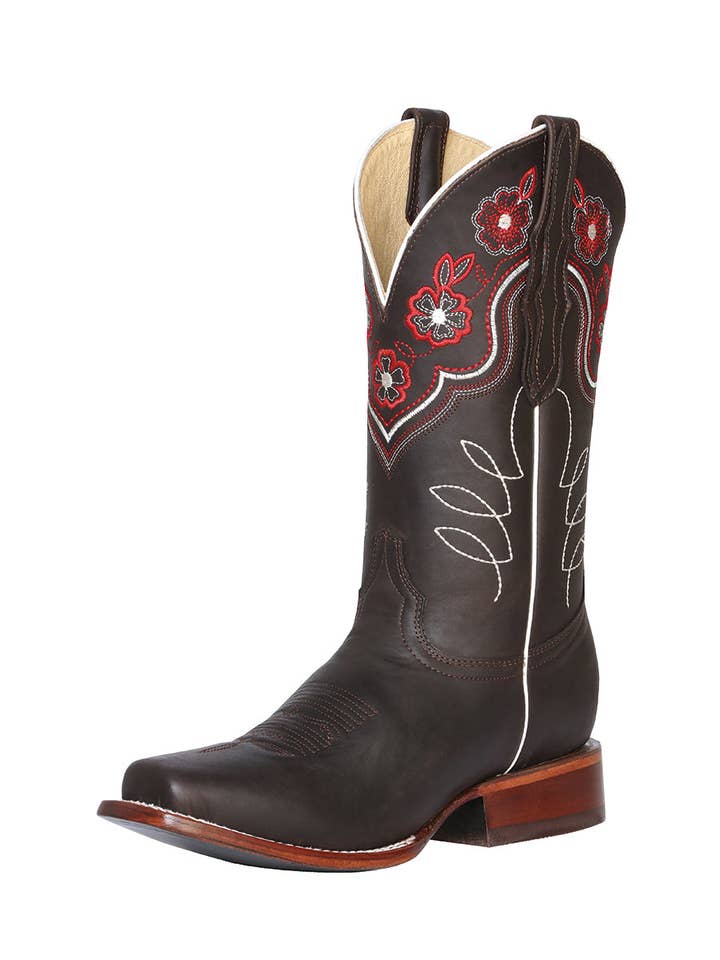 El General Womens Rodeo Boot- Dark Chocolate 42981 for wholesale by El General Western Wear